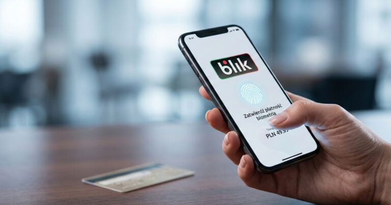 Płatności BLIK i biometria w polskim sklepie internetowym